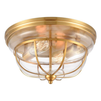 Manhattan Boutique 2 Light Flush Mount 7 Inch Tall X 13 Inch Wide by Atlas - CL11477