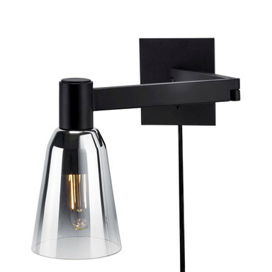 Audrey 1 Light Swingarm Wall Sconce 10.13 Inch Tall X 20 Inch Wide by Atlas - WL11004