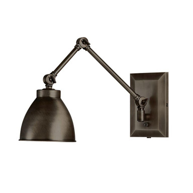 Maggie 1 Light Swingarm Wall Sconce 6.75 Inch and 5.25 Inch Wide by Atlas - WL11007