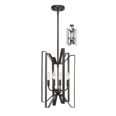 Oaks Hills 4 Light Medium Pendant by Bailey Street Home - 372-BEL-495404