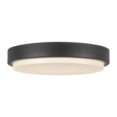 Bailey 20W LED Outdoor Flush Mount 1.75 Inch Tall and 9 Inch Wide by Kuzco - EC47409