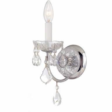 Imperial 1 Light Candle Style Wall Sconce by Crystorama - 3221