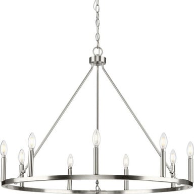 Pocohontas Crescent 9 Light Oversized Chandelier by BSH - 70-BEL-1283927