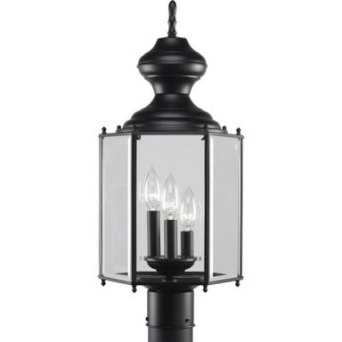 BrassGUARD Lantern Outdoor Light 3 Light 9.75 x 21.31 Inches by BSH - 70-BEL-118642