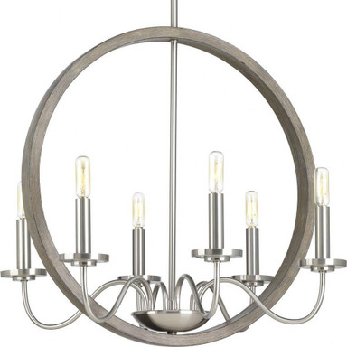 Montgomery Road 6 Light Medium Chandelier by BSH - 70-BEL-687755
