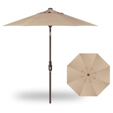 Replacement Round Single Wind Vent Umbrella Canopy by Treasure Garden - replace-round-swv-no-val