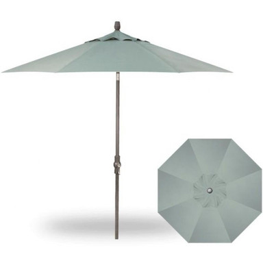 9 Foot Aluminum Crank Lift Octagon Market Umbrella by Treasure Garden - UM800