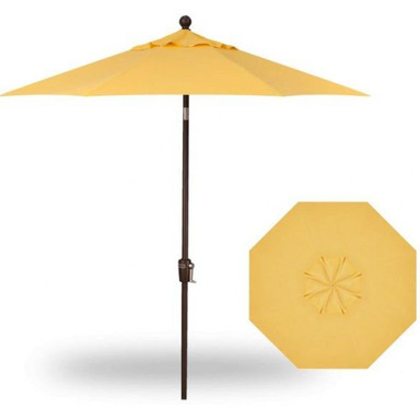 7.5 Foot Aluminum Crank Lift Octagon Market Umbrella by Treasure Garden - UM907
