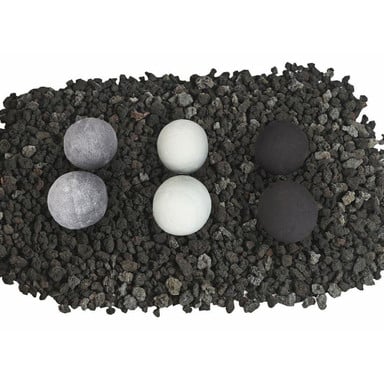12 Piece 2 Inch Cannon Ball Set by Athena Fire Tables - CB2-12