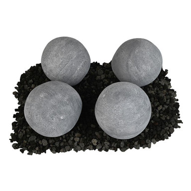 4 Piece 6 Inch Cannon Ball Set by Athena Fire Tables - CB6-4