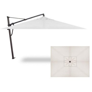 10x13 Foot Aluminum Manual Rectangle Cantilever Umbrella by Treasure Garden - AKZPRT