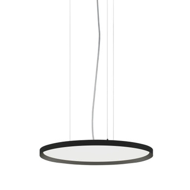Bina 40W 1 LED Round Direct/Indirect Pendant 3 Inch X 24 Inch Wide by Bruck - BINAP-RD-24-DI