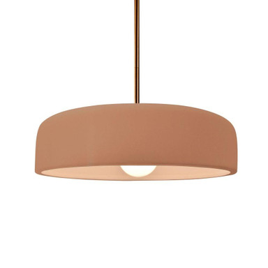 Radiance Spire 1 Light Stem Pendant 4 Inch X 13 Inch Wide by Justice Design - CER-6573-RIGID