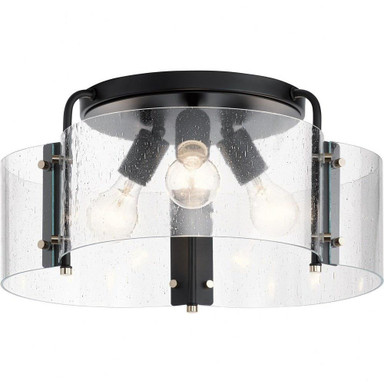 Thoreau 3 Light 18 Inch Wide Semi Flush Mount by Kichler - 42955