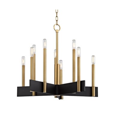 Abrams 10 Light Medium Chandelier by Hudson Valley - 8825