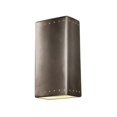 Ambiance 1 Light Really Big with Perfs Outdoor Wall Mount by Justice Design - CER-1180W