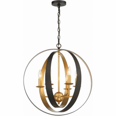 Luna 6 Light Medium Chandelier by Crystorama - 585