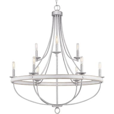 Gulliver 9 Light Oversized Chandelier by Progress - P400159