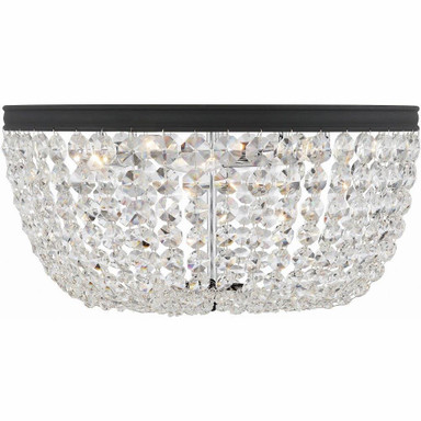 Nola 5 Light 20 Inch Wide Flush Mount by Crystorama - NOL-320