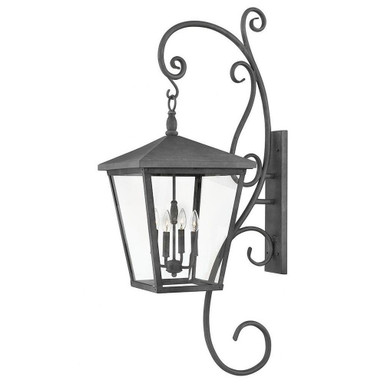 Trellis 4 Light Outdoor Candle Style Wall Lantern 52 Inch Tall by Hinkley - 1439