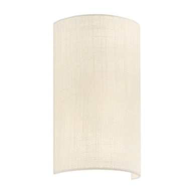 Textile Classic 2 Light Small Cylinder Wall Sconce by Justice Design - FAB-5265