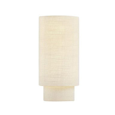 Textile Classic 1 Light Tier Wall Sconce 13 Inch Tall by Justice Design - FAB-5772