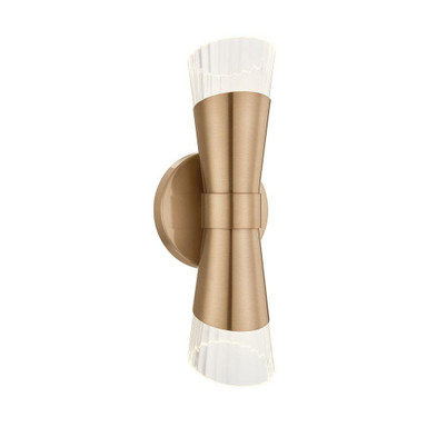 Fusion Lugano 9W 1 LED up/Down Wall Sconce 13 Inch Tall by Justice Design - FSN-8002