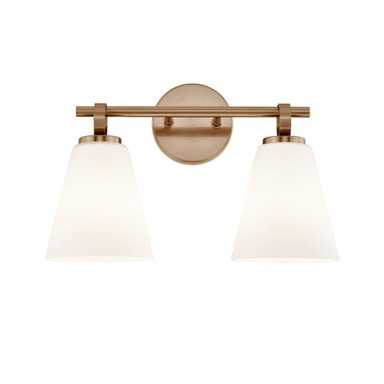 Fusion Bolzano 2 Light Bath Vanity 10.5 X 16 Inch Wide by Justice Design - FSN-8342