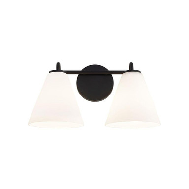 Fusion Pavia 2 Light Bath Vanity 15.75 Inch Wide by Justice Design - FSN-8362