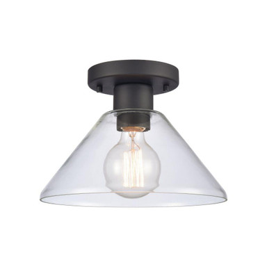 Vivica 1 Light Flush Mount 7 Inch Tall and 10 Inch Wide by Atlas - CL12490
