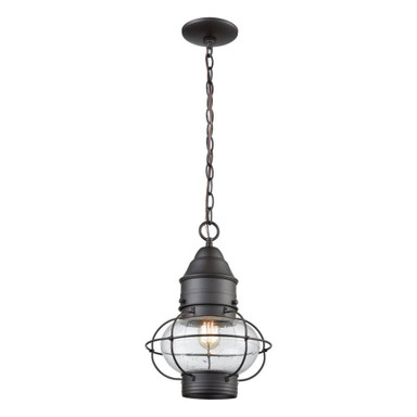 Onion 1 Light Outdoor Pendant 14 Inch Tall and 10 Inch Wide by Atlas - OL11362
