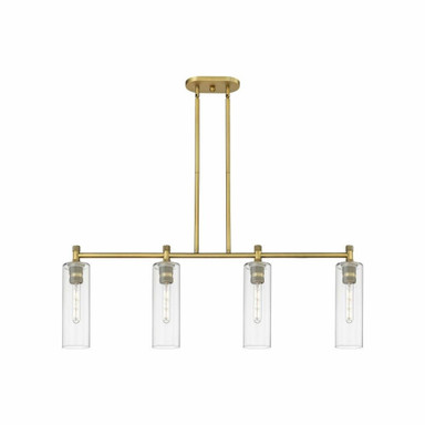 Crown Point 4 Light Oversized Island Pendant 14.75 Inch Tall by Innovations - 434-4I-G434-12