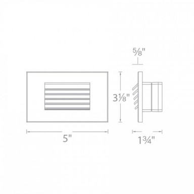 WL-LED120F-C-WT | dimension