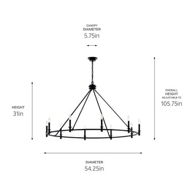 52707BK | dimension
