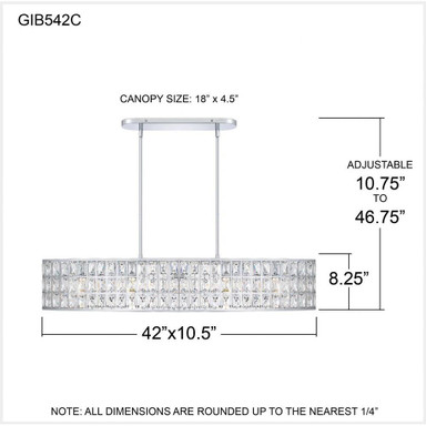 GIB542C | dimension