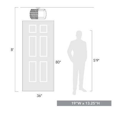 6805-4SF BLK-MBR | dimension