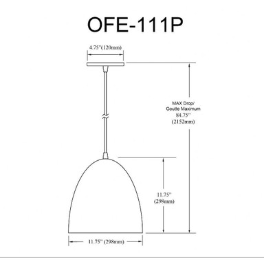 OFE-111P-MW | dimension