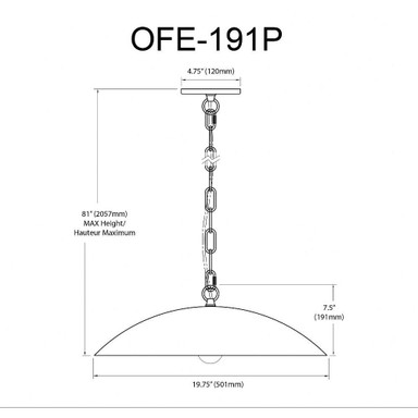 OFE-191P-MW-AGB | dimension