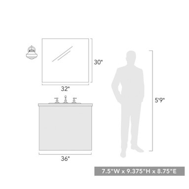 0508-1W BLK-VMG | dimension