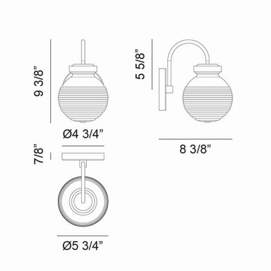W84001CHCL | dimension