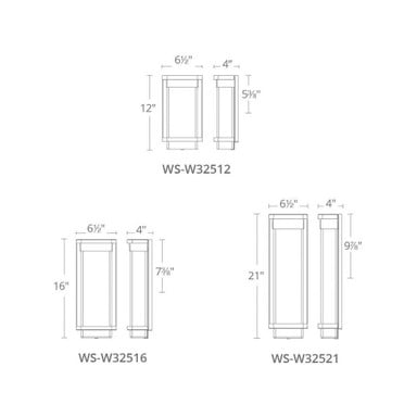 WS-W32516-BZ | dimension