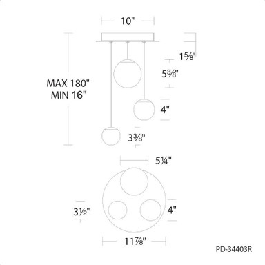 PD-34403R-BK | dimension
