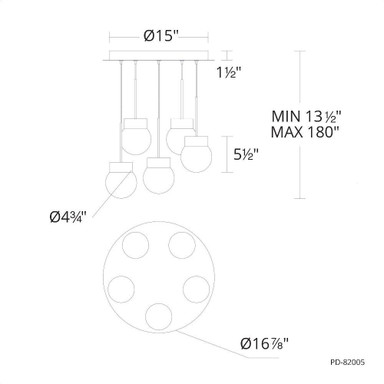 PD-82005R-BK | dimension