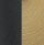 Black/Antique Brushed Brass