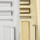 White/Modern Brass