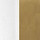 Textured White/Antique Brass