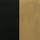 Black/Antique Brass