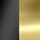 Shiny Black/Polished Brass