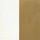 White/Antique Brass