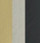 Antique Brass/Black/Satin Nickel